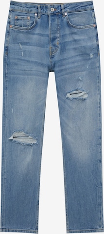 Pull&Bear Regularen Kavbojke | modra barva: sprednja stran