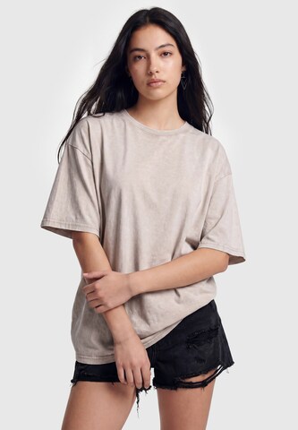 myMo ROCKS Shirt in Beige: front