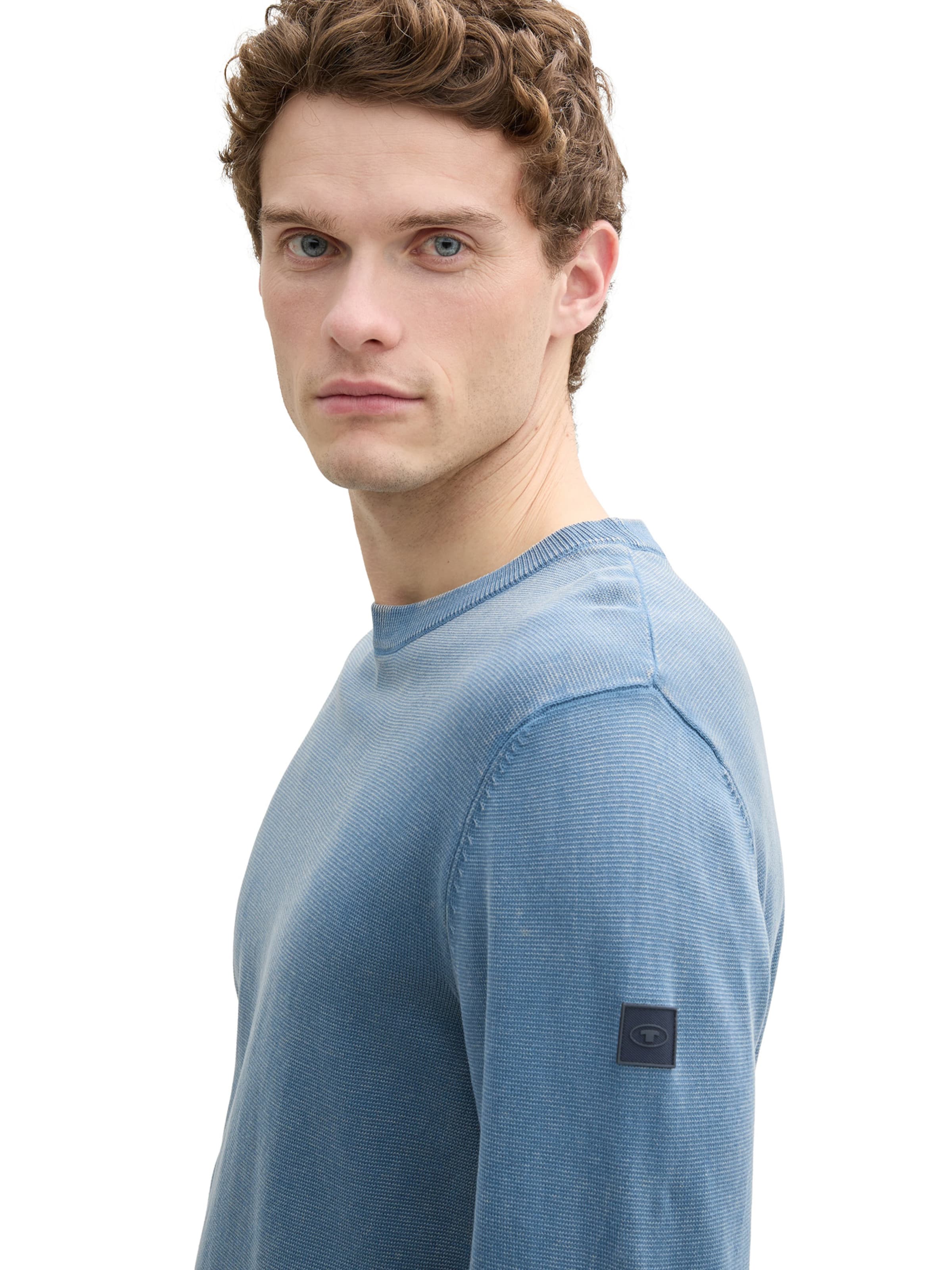 TOM TAILOR Sveter - Modrá