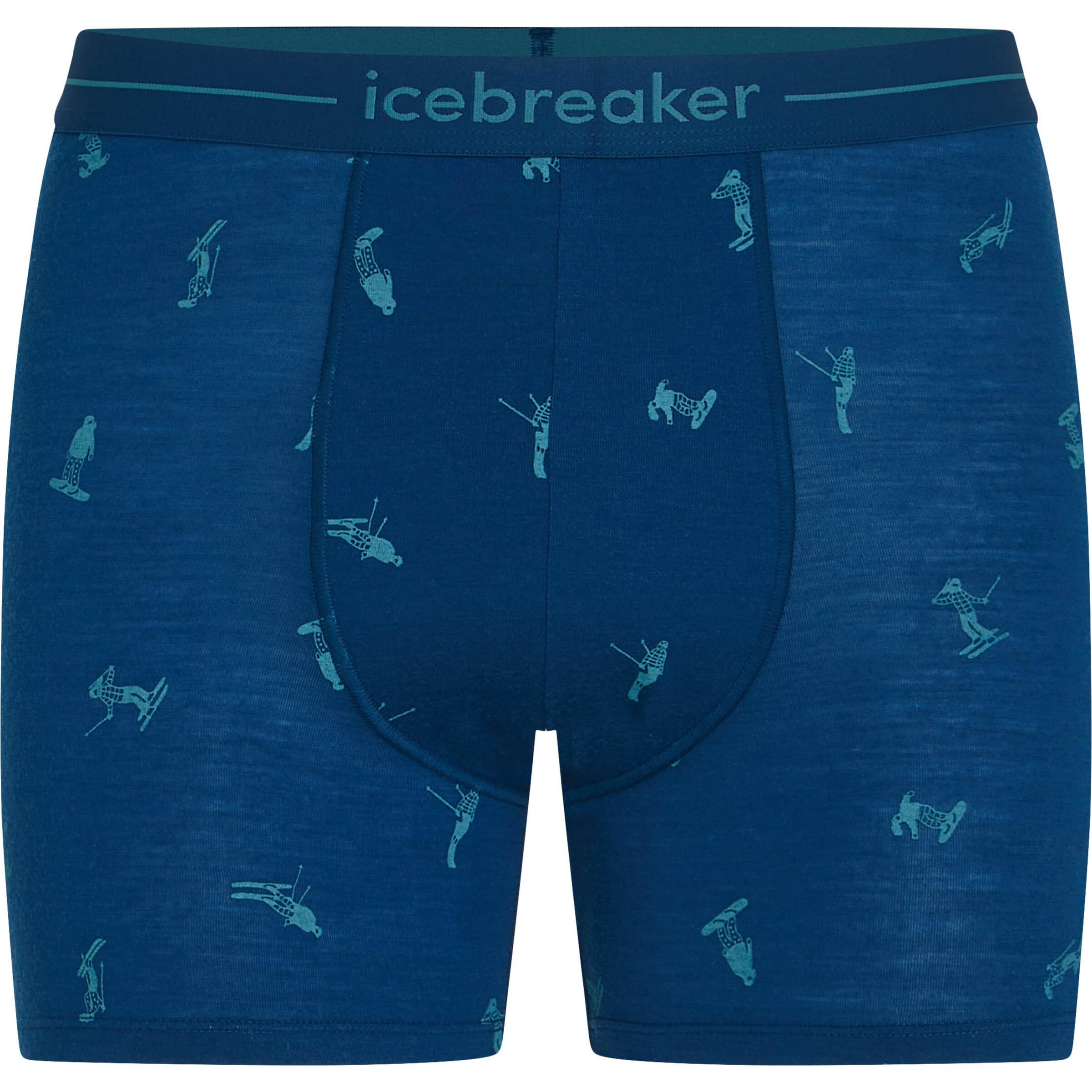 ICEBREAKER Boxer shorts '150 Anatomica' in Blue: front
