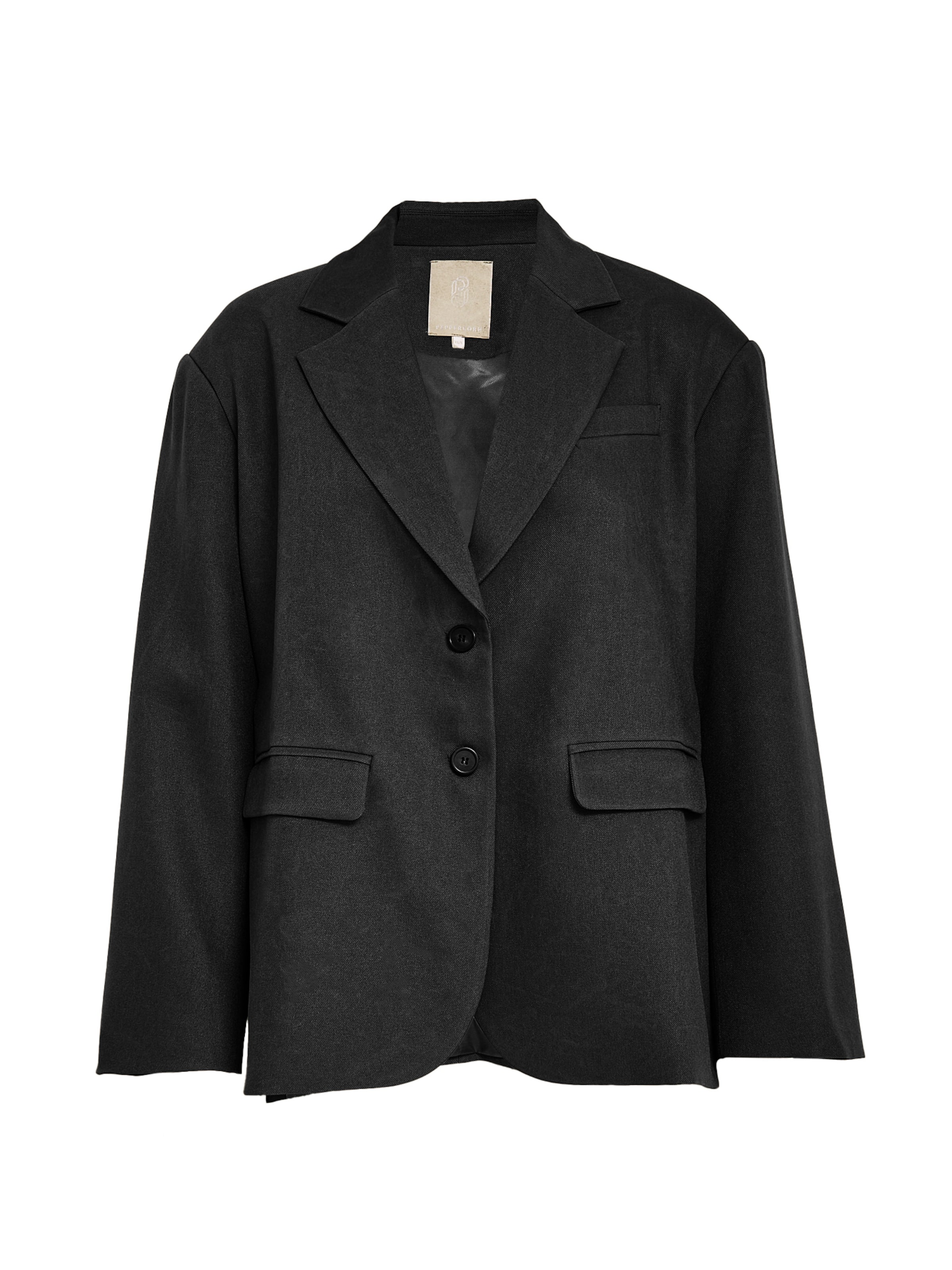 Blazer 'Tanne' di Peppercorn in nero: frontale