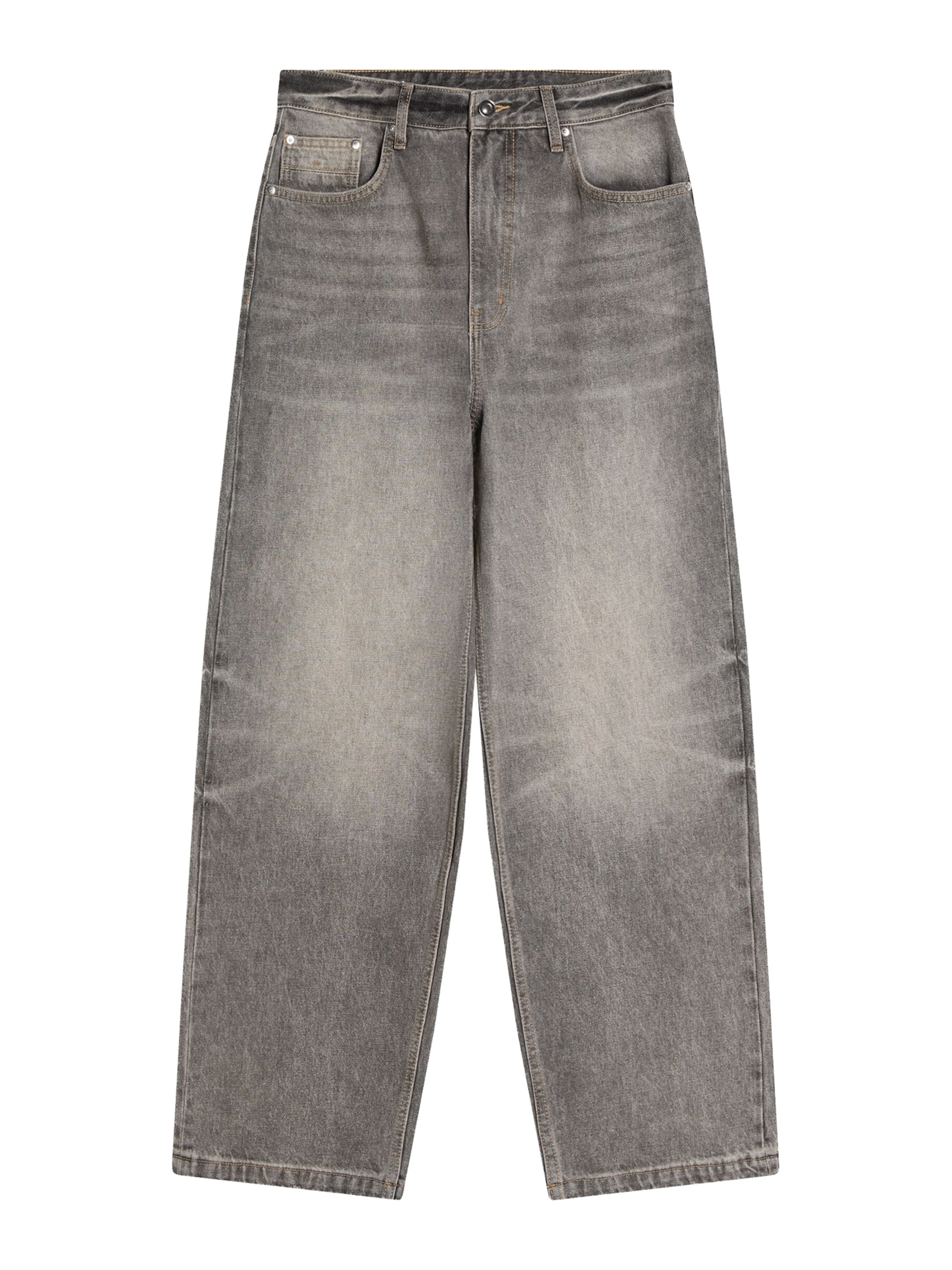 Bershka Baggy Jeans i grå: forside