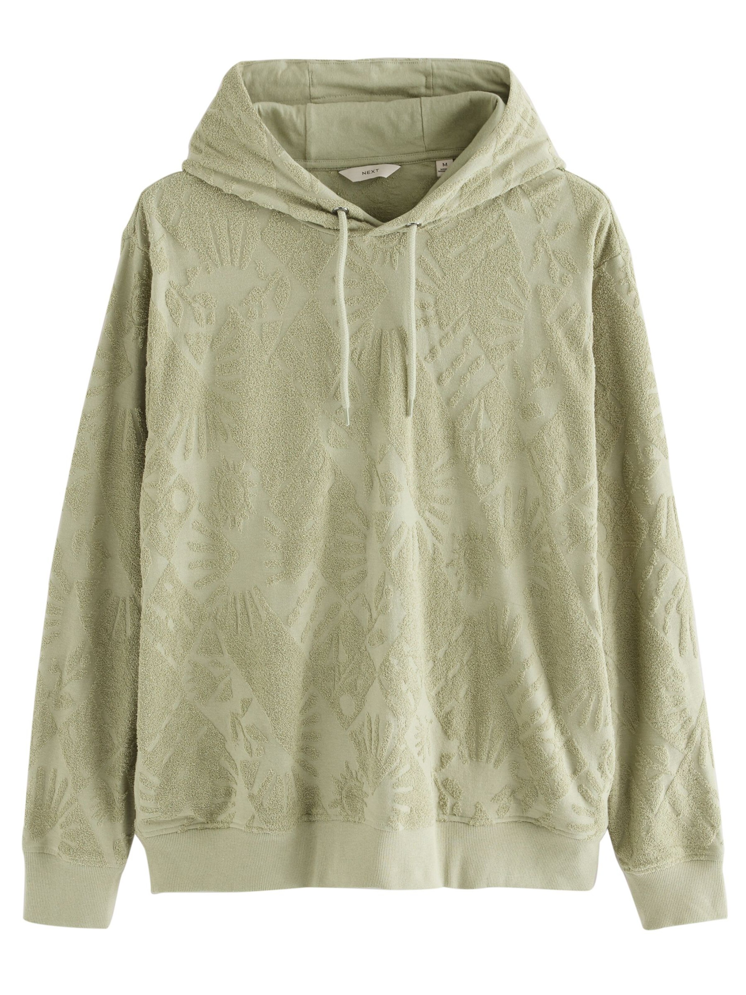 Next Sweatshirt i grön: framsida