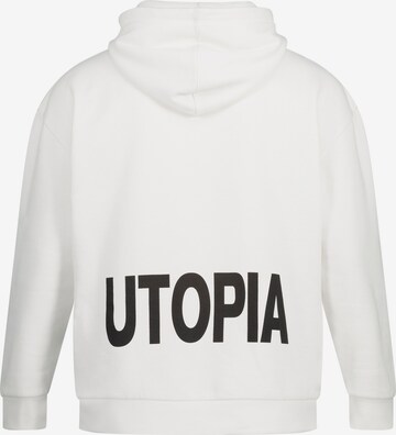 Sweat-shirt STHUGE en blanc