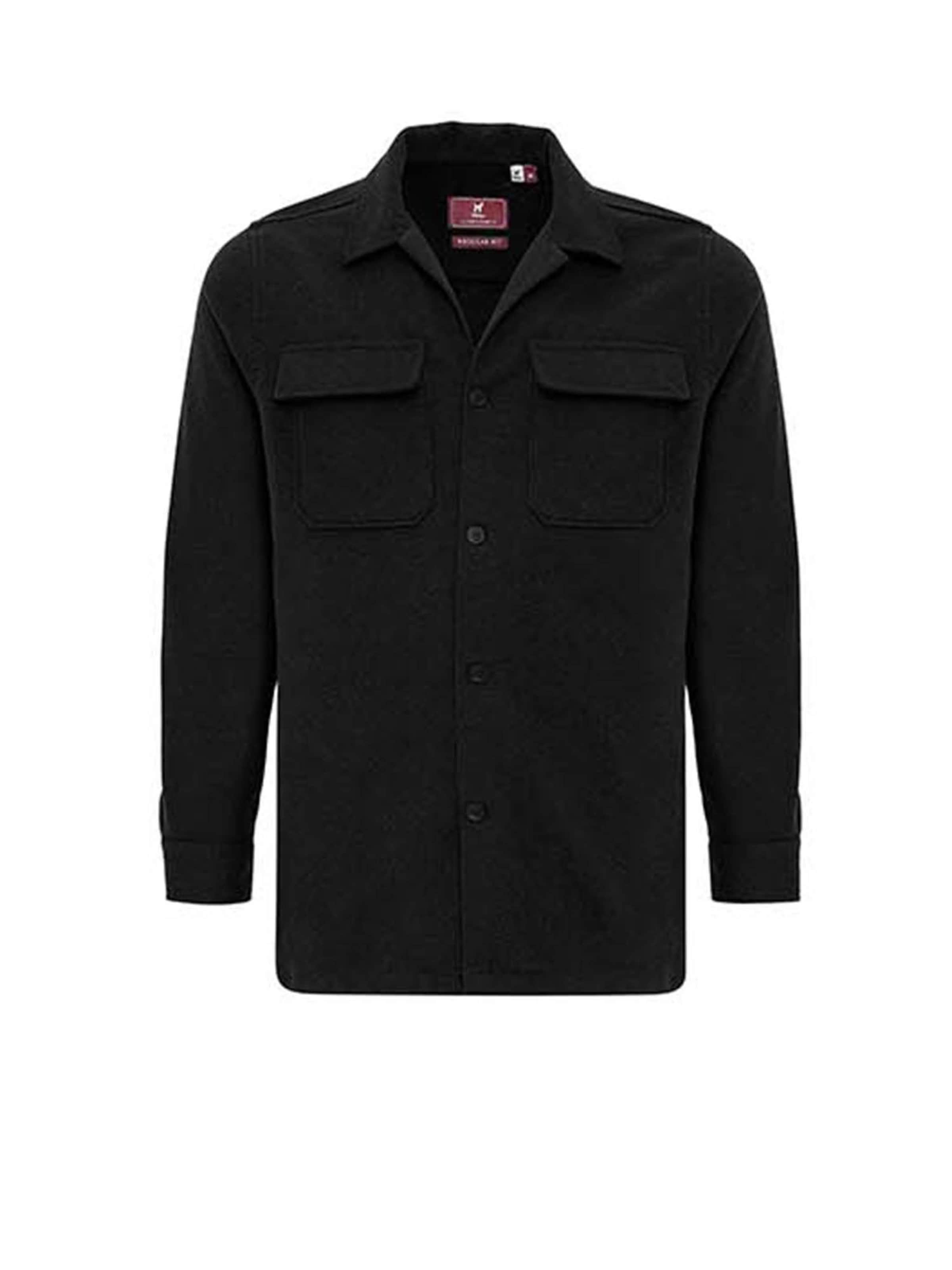 Williot Overhemd in Zwart: voorkant