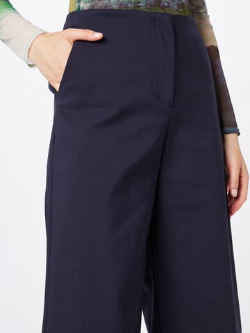 Karen Millen Wide Leg Hose in Blau