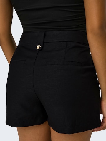 ONLY Slim fit Pleat-front trousers 'ONLBAIA' in Black