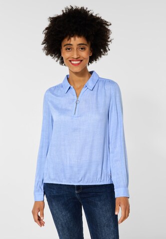 STREET ONE Blouse in Blue: front