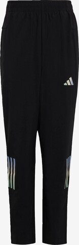 ADIDAS SPORTSWEAR Sportbroek 'Aeroready 3-Stripes' in Zwart: voorkant