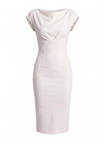 AUDRAY - Vestido de bainha 'JACKIE' em bege