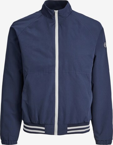 Veste mi-saison Jack & Jones Plus en bleu : devant