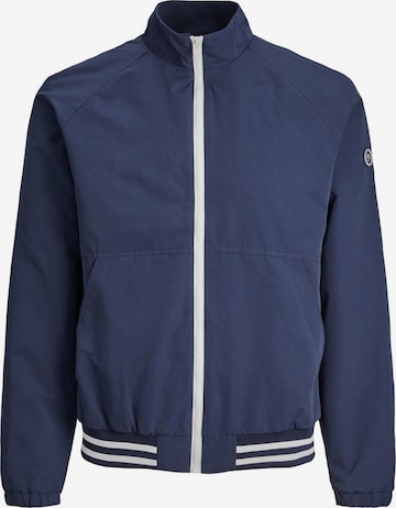 Jack & Jones Plus Tussenjas in Blauw: voorkant