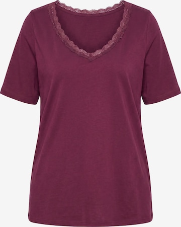 Ulla Popken Shirt in Rot: Vorderseite