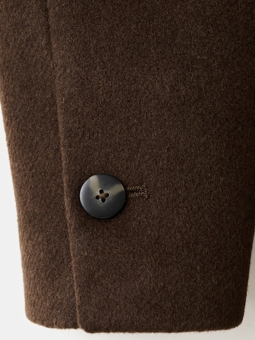MANGO Between-seasons coat 'Dali' in Brown