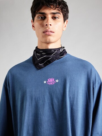 Kaotiko T-shirt 'LOTUS DOOR' i blå