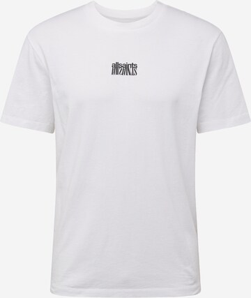 balta AllSaints Marškinėliai 'REFRACT': priekis