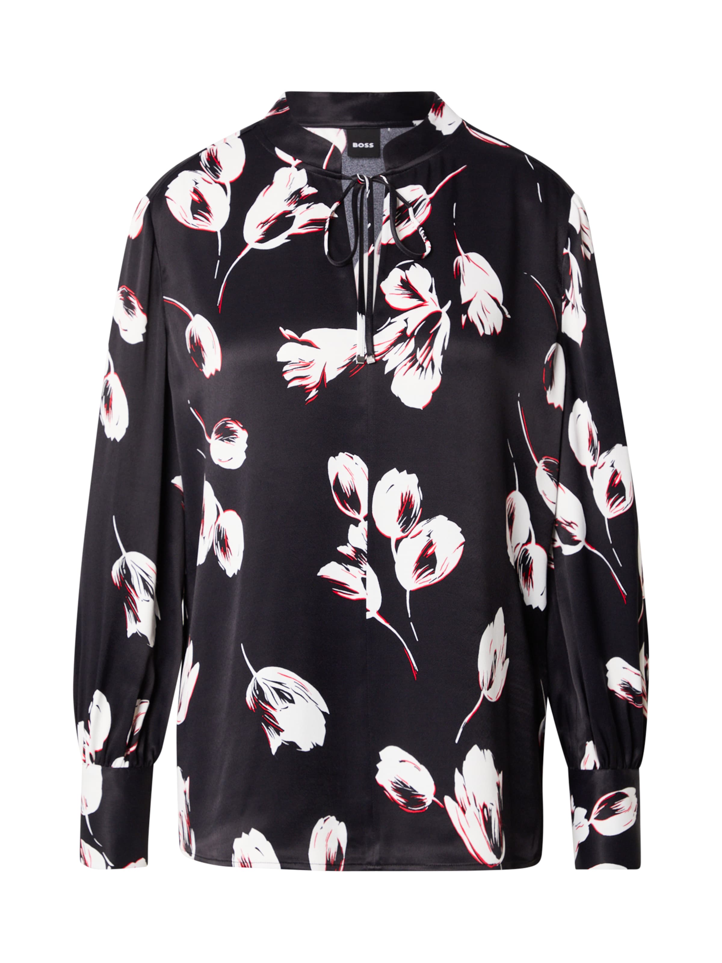 Camicia da donna 'Barabi' di BOSS in nero: frontale