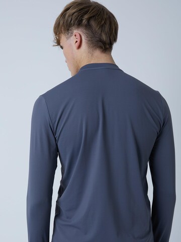 SPORTKIND Performance shirt 'Langarmshirt High-Neck' in Grey
