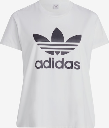 ADIDAS ORIGINALS Shirt 'Adicolor Classics Trefoil ' in Wit: voorkant