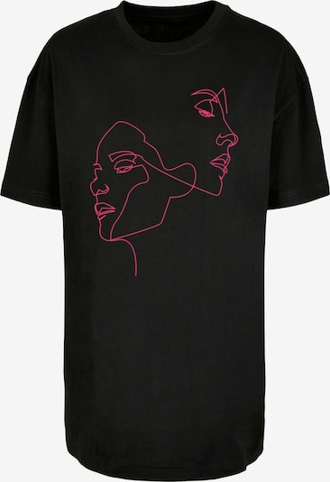 Maglietta 'One Line' Mister Tee di colore rosa / nero, Visualizzazione prodotti