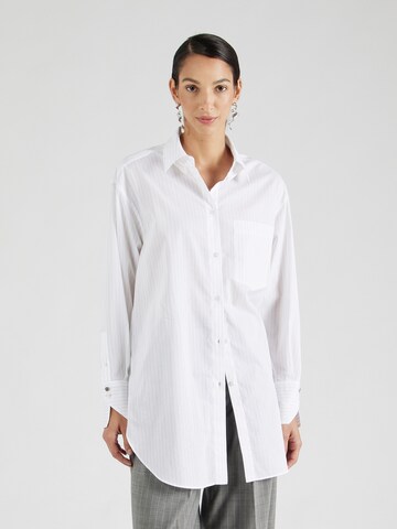 Chemisier 'Bareda1' BOSS en blanc : devant