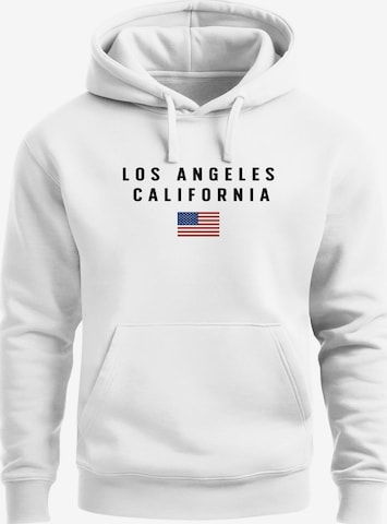 Neverless Sweatshirt 'California' in Weiß: Vorderseite