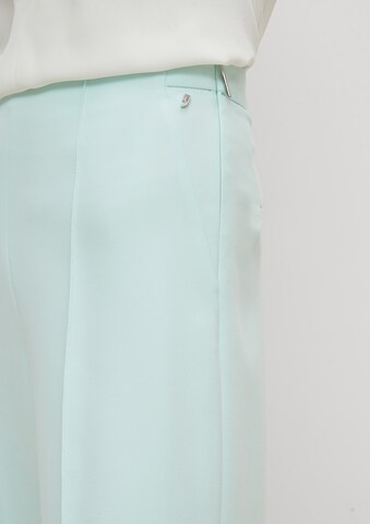 COMMA Wide leg Pantalon in Blauw