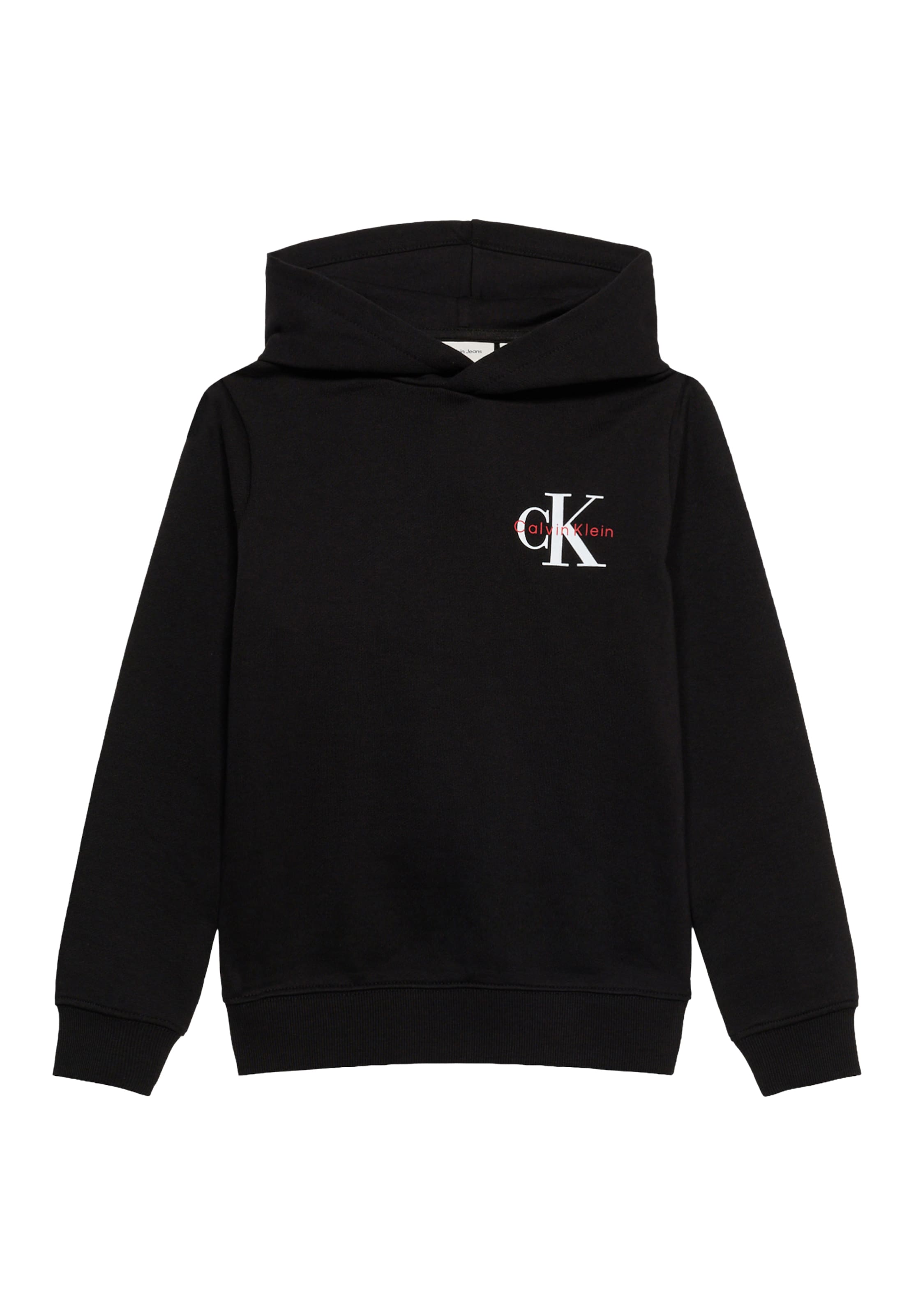 Calvin Klein Jeans - Sudadera en negro: frente