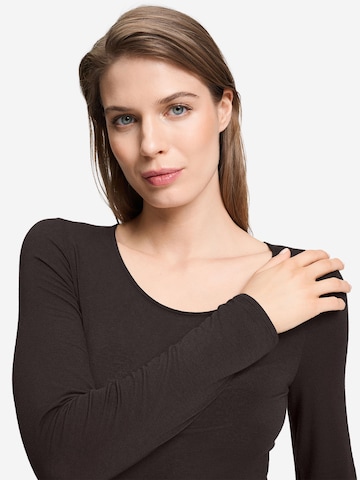 T-shirt ' Ultralight Wool ' Hanro en marron