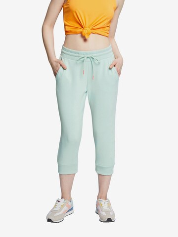 Effilé Pantalon de sport ESPRIT en vert