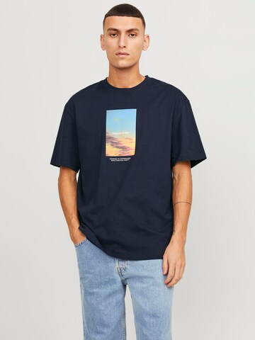 JACK & JONES - Camiseta 'Vesterbro' en azul: frente