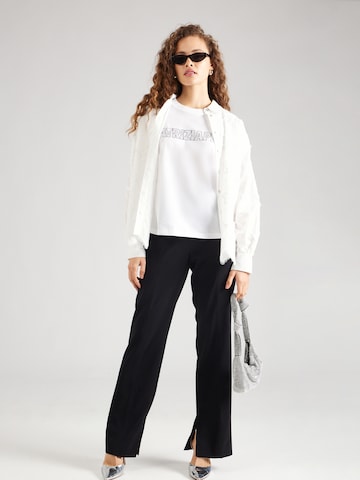 T-shirt 'MAGLIA' PATRIZIA PEPE en blanc