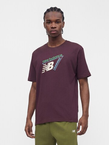 new balance Majica | rdeča barva: sprednja stran