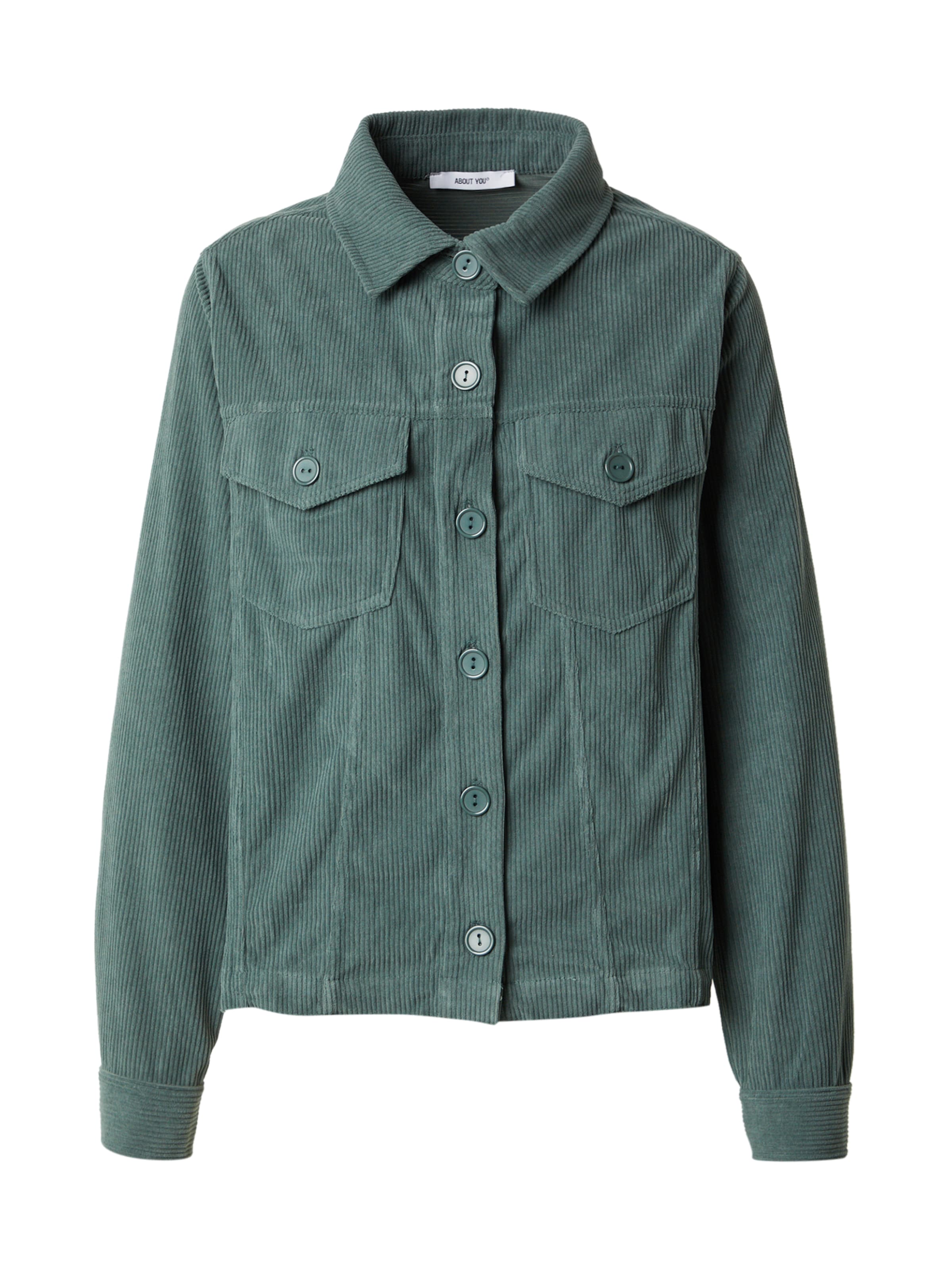 ABOUT YOU Between-Season Jacket 'Hailey' in Green: front