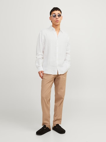 JACK & JONES - Comfort Fit Camisa 'JPRCCLAWRENCE' em branco