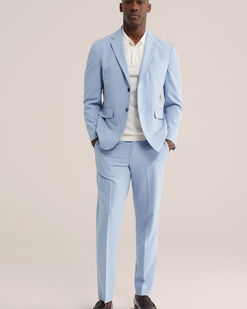 WE Fashion - Slim Fit Jaqueta de negócios em azul