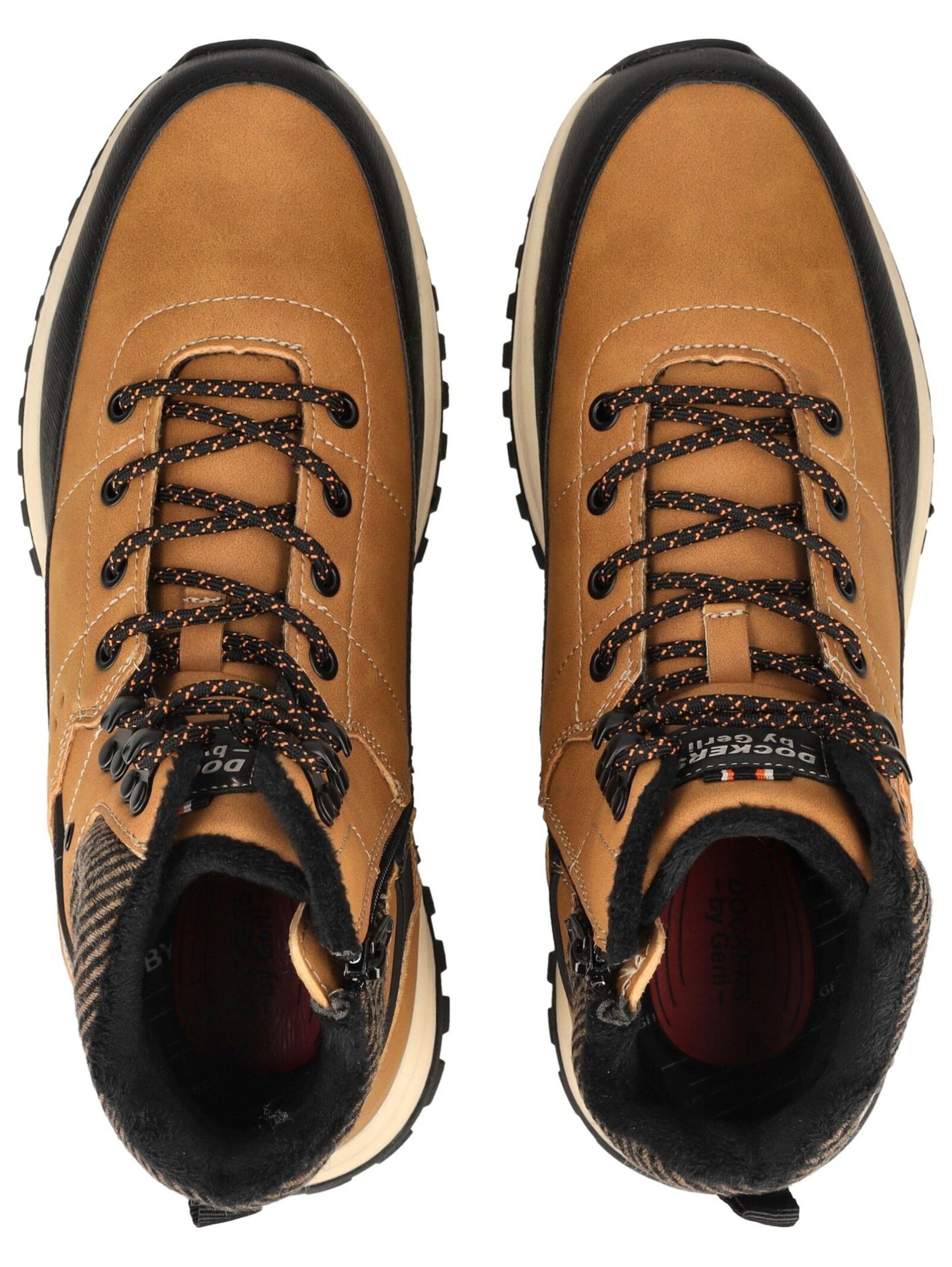 Bottines à lacets Dockers by Gerli en marron