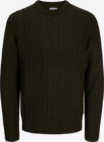 JACK & JONES Свитер 'JJJames' в Коричневый: спереди