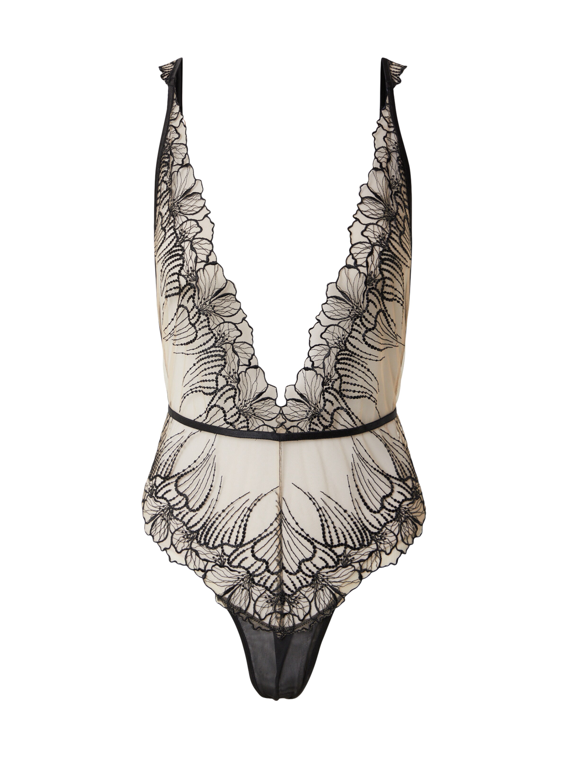 Bluebella Белье с вырезом 'Amarosa' в Черный: спереди