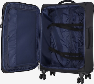 D&N Suitcase Set in Black