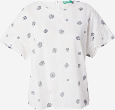 UNITED COLORS OF BENETTON Bluzka w kolorze jasny beż / czarny / białym, Podgląd produktu