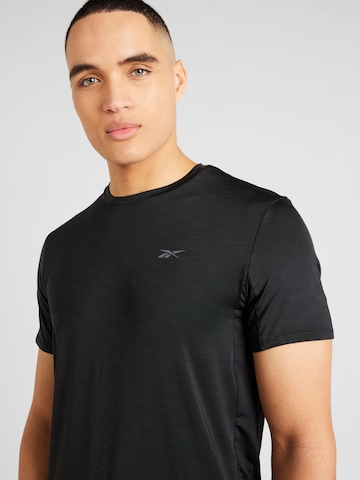 Reebok - Camisa funcionais 'ATHLETE' em preto