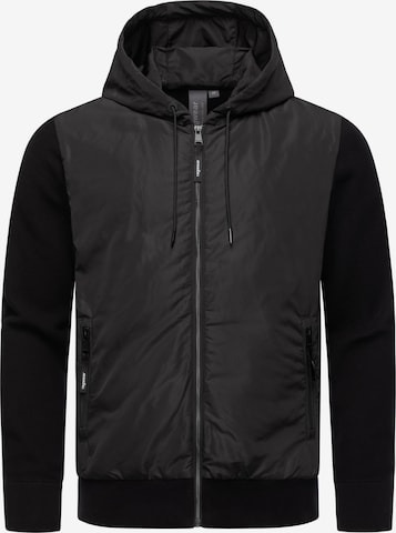 Ragwear Демисезонная куртка 'Ronel' в Черный: спереди