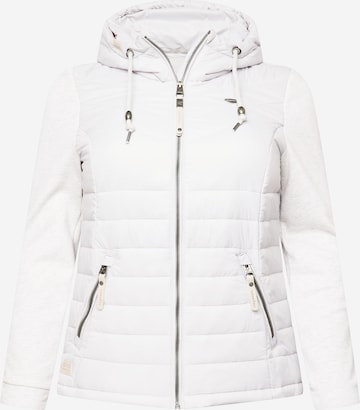 Ragwear Plus Between-Season Jacket 'LUCINDA' in Grey: front
