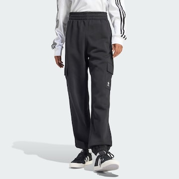 ADIDAS ORIGINALS Loose fit Trousers in Black: front