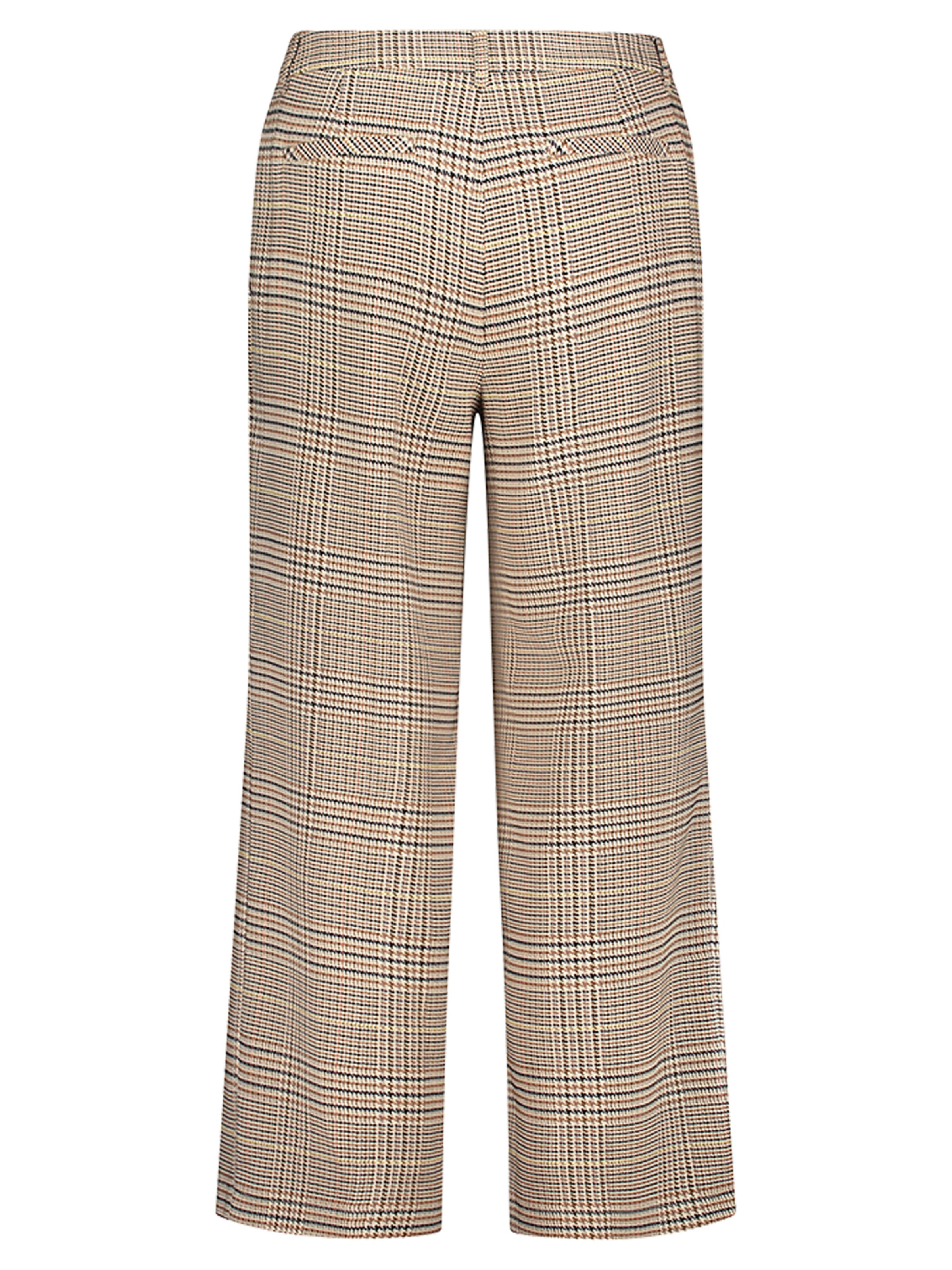 Cartoon Wide leg Pleat-front trousers in Brown
