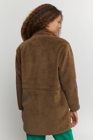 The Jogg Concept Fleece Jacket 'BIBI' in Brown