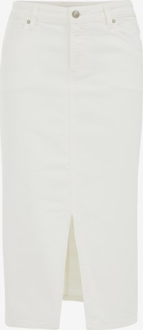 WE Fashion Юбка в Белый: спереди