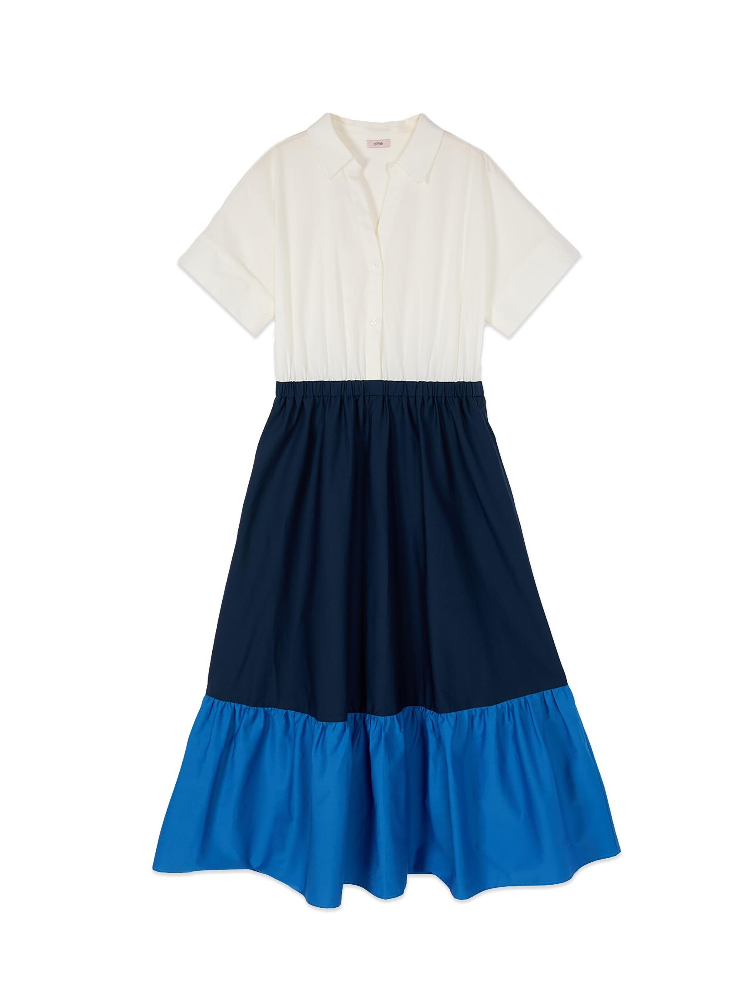 Robe oltre en bleu : devant