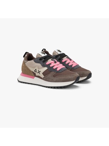 SUN68 Platform trainers in Brown